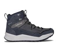 Lowa Herren Wanderschuhe Kaloya GTX Mid - wasserdicht - Navy/Grau - Größe 44 (UK 9,5)