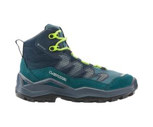 Lowa - Kid's Maddox Pro GTX Mid - Wanderschuhe, Gr. 35, blau (Petrol/Lime)