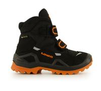 Lowa - Kid's Milo Evo GTX Mid Junior - Winterschuhe, Gr. 25, schwarz (Black/Orange)