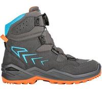Lowa - Kid's Firo GTX - Winterschuhe, Gr. 34 UK 2, grau (Anthrazit/Türkis)