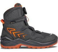 LOWA Kinder Freizeitschuhe FIRO GTX HI JR ANTHRAZIT/ORANGE - Gr. - 37