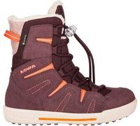 Lowa Winterstiefel Lucy GTX (Veloursleder/Textil, wasserdicht) 2024 graperot/melone Kinder, Größe Euro (US) 26 (9,5)