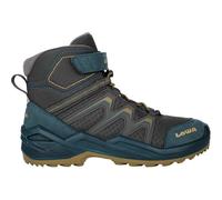 LOWA Kinder Freizeitschuhe MADDOX WARM GTX MID JR (641781) 35 PETROL/SENF 7448