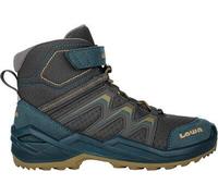 LOWA Kinder Freizeitschuhe MADDOX WARM GTX MID JR PETROL/SENF - Gr. - 40