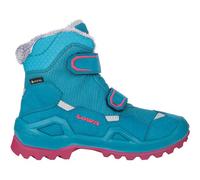 Lowa - Kid's Milo Evo GTX Mid Junior - Winterschuhe, Gr. 27, türkis (Turquoise/Fuchsia)