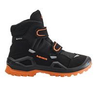 LOWA Kinder Freizeitschuhe MILO EVO GTX MID JR (641542) 38 SCHWARZ/ORANGE 0920