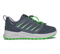 LOWA Kinder Multifunktionsschuhe AXOS GTX LO JUNIOR (640125) 32 STAHLBLAU/LIMONE