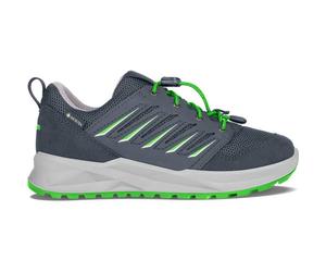 LOWA Kinder Multifunktionsschuhe AXOS GTX LO JUNIOR (640125) 34 STAHLBLAU/LIMONE