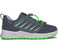 LOWA Kinder Multifunktionsschuhe AXOS GTX LO JUNIOR STAHLBLAU/LIMONE 32 (4063606263022)