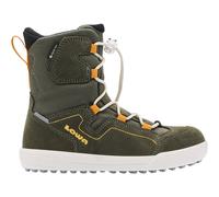 Lowa Winterstiefel Raik 2 High GTX (Veloursleder/Textil, wasserdicht) olivegrün/gelb Kinder, Größe Euro (US) 38 (6)
