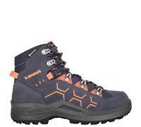 LOWA Kody Evo GTX Mid Junior 36-40 Grau - Gore-Tex Wasserdichter robuster Kinder Gore-Tex Wanderschuh, Größe EU 37 -
