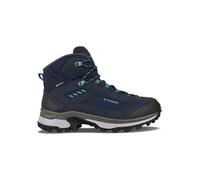 LOWA Leder-Trekkingboots "Corvara GTX" in Dunkelblau - Größe 41,5 | Damen Outdoor Sport Schuhe
