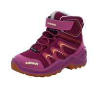 Lowa Winterschuhe Maddox Warm Mid GTX (Textil/Synthetik, wasserdicht) 2025 beere/orange Kinder, Größe Euro (US) 36 (4,5)