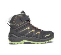 LOWA MADDOX WARM GTX MID für Kinder, grau, Größe 34 EU