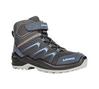 LOWA Maddox Warm GTX Mid Jr Klettstiefel Blau