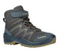 Lowa Winterschuhe Maddox Warm Mid GTX (Textil/Synthetik, wasserdicht) petrol/senf Kleinkinder, Größe Euro (US) 31 (13,5)