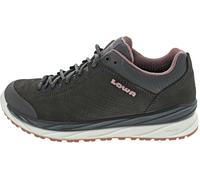 Lowa Alltag-Travelschuhe Malta Low GTX (Veloursleder, wasserdicht) anthrazitgrau/rose Damen, Größe Euro (US) 39,5 (8)
