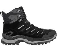 Lowa Wanderschuhe Innovo GTX Mid Veloursleder wasserdicht Schwarz/Grau Gr. 42 (UK 8)