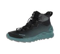 Lowa - Wanderschuhe Gore-Tex - Merger Gtx Mid Ws Petrol / Iceblue für Damen - Größe 39,5 - Grau Grau 39.5