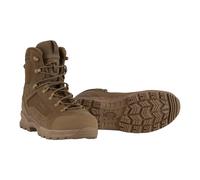 Lowa Military-Stiefel Arbeitsschuhe Breacher S Mid (Veloursleder) coyotebraun Herren, Größe Euro (US) 42,5 (9,5)