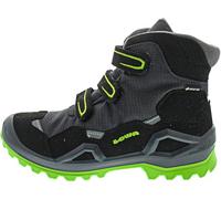 Lowa Winterschuhe Milo Evo Mid GTX JR Textil/Synthetik wasserdicht Kinder limegrün/grau Gr. 40