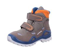 LOWA Milo Evo GTX Mid Junior, 38/38 Kinder, braun/orange