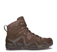 Lowa Military-Stiefel Arbeitsschuhe Zephyr MK2 GTX MID (Veloursleder, wasserdicht) dunkelbraun Herren, Größe Euro (US) 42 (9)