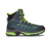 Lowa Randir GTX MID Herren Trekkingschuhe blau-limone Schuhgröße EU 46,5 Farbgruppe blau blau Herren