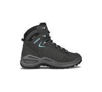 LOWA Renegade Evo GTX Mid Damen Wanderschuhe Asphalt/Tuerkis EU 41