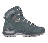 LOWA Renegade Evo GTX Mid Wanderschuhe Damen - stahlblau/alt rosa 37.5 (4.5)