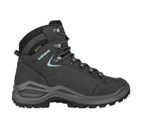 Lowa - Women's Renegade Evo GTX Mid Slim - Wanderschuhe, Gr. 36.5 EU 36.5 - Slim, grau/schwarz (Asphalt/Turquoise)