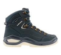 Lowa Wanderschuhe Renegade Evo GTX Mid Damen Nubukleder wasserdicht Schieferblau/Dune 37