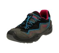 Lowa Multifunktionsschuhe Robin EVO GTX Low (wasserdicht, Veloursleder) anthrazit/türkis Kinder, Größe Euro (US) 40 (7,5)