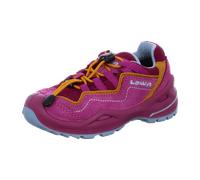 Lowa Multifunktionsschuhe Robin EVO GTX Low (wasserdicht, Veloursleder) fuchsiapink/mango Kinder, Größe Euro (US) 37 (5)