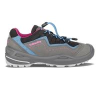 Lowa Multifunktionsschuhe Robin EVO GTX Low (wasserdicht, Veloursleder) anthrazit/türkis Kinder, Größe Euro (US) 40 (7,5)