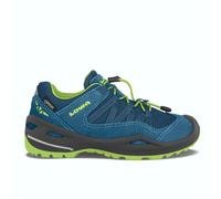 Lowa - Robin GTX Lo - blau/limone - Größe 34 - KInderwanderschuhe - GoreTex