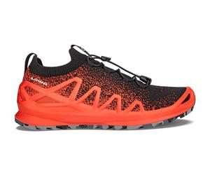 Lowa Sneaker-Laufschuhe Fusion Low (Strickmaterial, sockenähnlicher Einstieg) rot/schwarz Herren, Größe Euro (US) 44,5 (11)