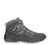 Lowa Wanderschuhe Sirkos Evo Mid GTX (wasserdicht) anthrazitgrau/eisblau Damen, Größe Euro (US) 41 (9)