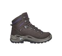 damen wanderschuhe lowa renegade gore tex mid braun violett 40