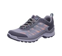 Lowa Wandersschuhe Ferrox Pro Low GTX (Multifunktion, Synthetik, wasserdicht) asphaltgrau/aprikose Damen, Größe Euro (US) 41 (9)