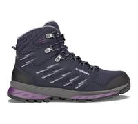 damen wanderschuh lowa trek evo gtx mid blau violett
