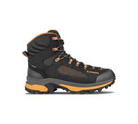 Lowa - Trekkingschuhe Gore-Tex - Corvara Gtx Mid Black / Orange für Herren aus Leder - Größe 41,5 - schwarz schwarz 41.5