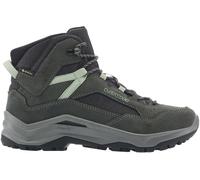 Lowa Wanderschuhe Ventierra QC GTX (Veloursleder/Textil, wasserdicht) grau/rauchgrün Damen, Größe Euro (US) 42 (10)