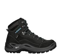 Lowa Wanderschuh "Renegade GTX MID Ws" - WIDE - asphalt/türkis- 5½