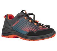 Lowa Wander-Travelschuhe Carezza GTX Low Junior (Synthetik/Textil, wasserdicht) anthrazitgrau/orange Kinder, Größe Euro (US) 36 (4,5)