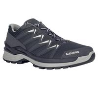 Lowa Wander-Travelschuhe Innox Pro Low GTX (All-Terrain, Synthetik/Textil, wasserdicht) 2024 stahlblau/offweiss Herren, Größe Euro (US) 46 (12)