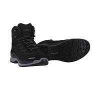 Lowa Wander-Travelschuhe Innox Pro Mid GTX (All-Terrain, Synthetik/Textil, wasserdicht) 2025 schwarz/grau Herren, Größe Euro (US) 42 (9)