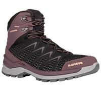Lowa Wander-Travelschuhe Innox Pro Mid GTX (All-Terrain, Synthetik/Textil, wasserdicht) schwarz/altrosa Damen, Größe Euro (US) 38 (7)