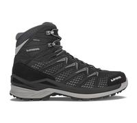 Lowa Wander-Travelschuhe Innox Pro Mid GTX (All-Terrain, Synthetik/Textil, wasserdicht) schwarz/grau Herren, Größe Euro (US) 48 (13,5)