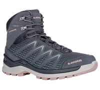 Lowa Wander-Travelschuhe Innox Pro Mid GTX (All-Terrain, Synthetik/Textil, wasserdicht) stahlblau/rose Damen, Größe Euro (US) 37,5 (6,5)